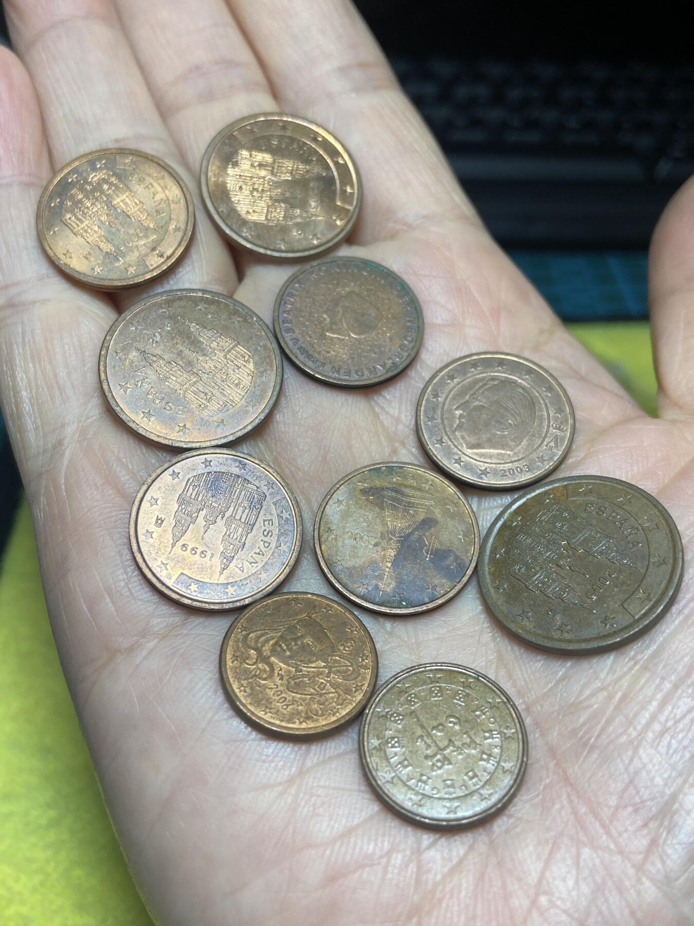 2025年第一百二十四场(总第一百五十场）外国好品散币(免佣金) 欧洲各国各面值欧分10枚