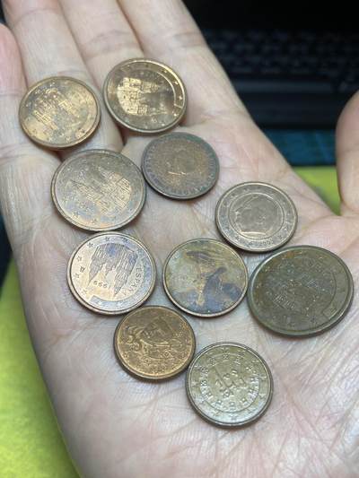 2025年第一百二十四场(总第一百五十场）外国好品散币(免佣金) - 欧洲各国各面值欧分10枚