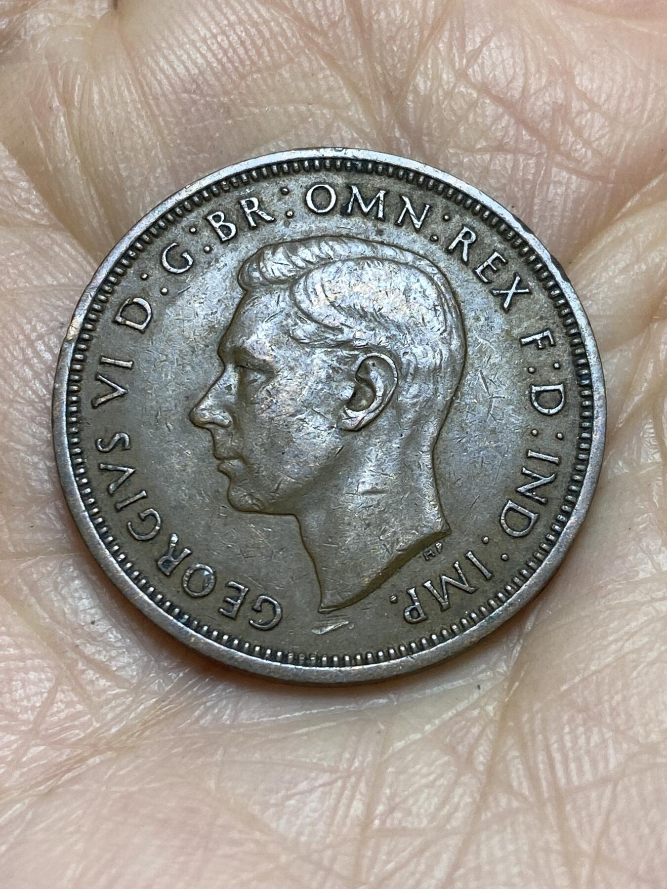 2025年第一百二十五场(总第一百五十一场）外国好品散币(免佣金) 英国🇬🇧1938年半便士(乔治六世第一版)