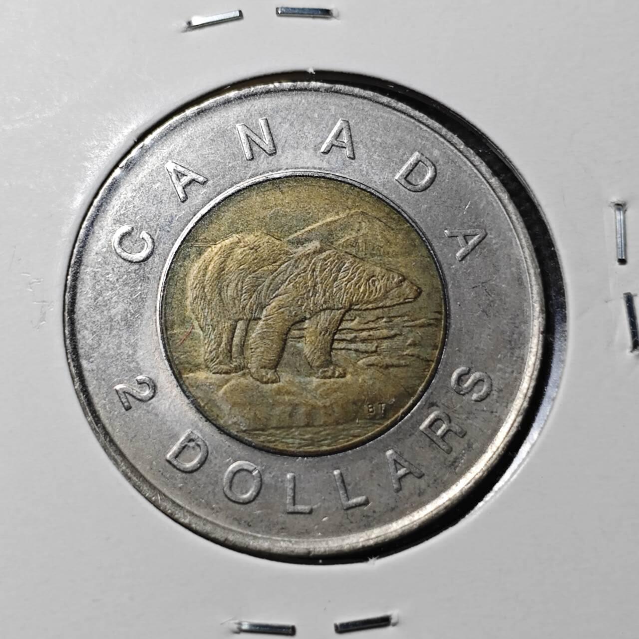 KK钱币收藏小铺  第365场  2月预留时间 周末发货  加拿大2元