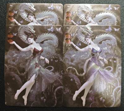 天玑星卡拍第135期《11.6周四截拍》持续收拍收评中 满赠卡需备注 - 桃花文化 龙女 四渐变 粗闪 四张