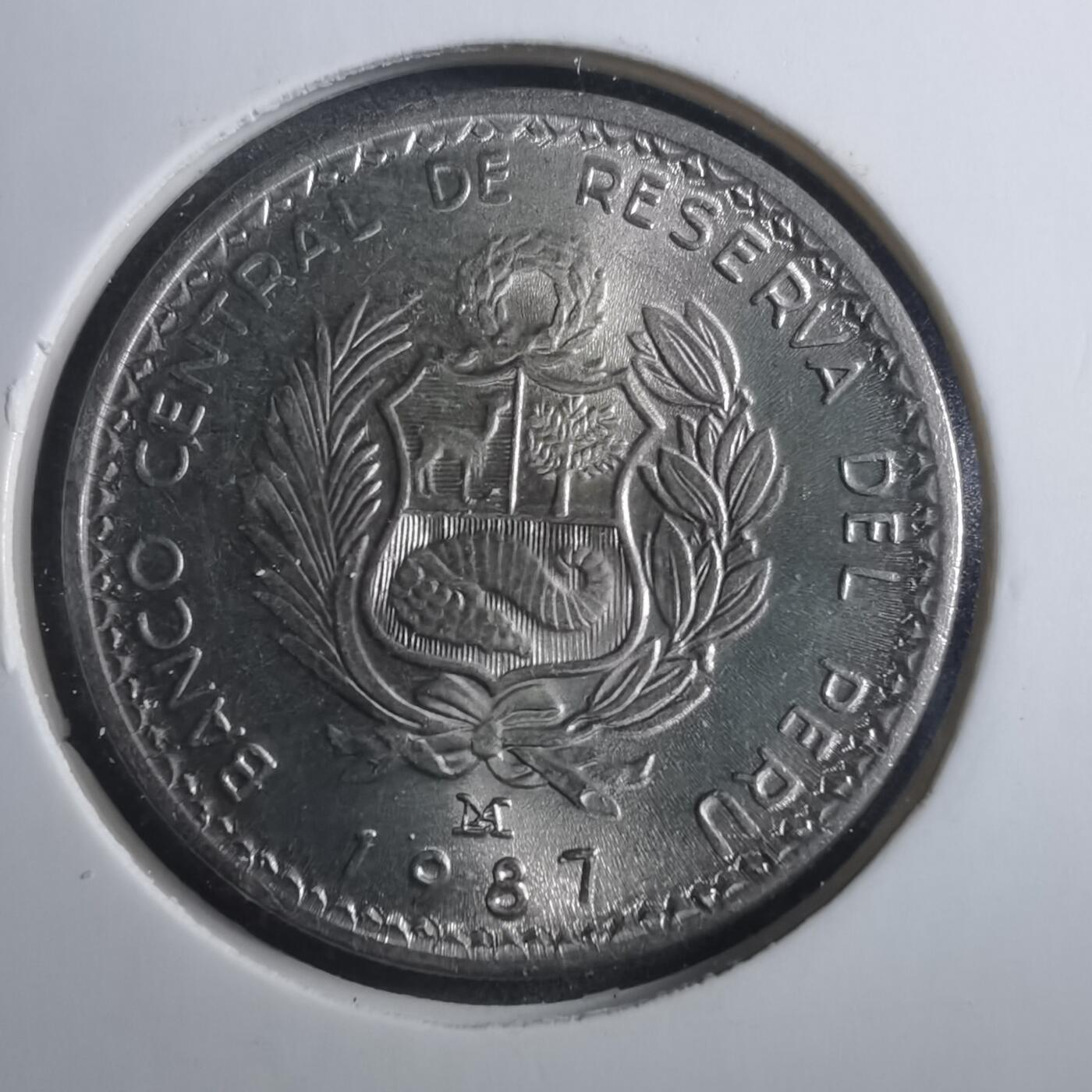 沼泽如烟--第893场 秘鲁1987年5印蒂