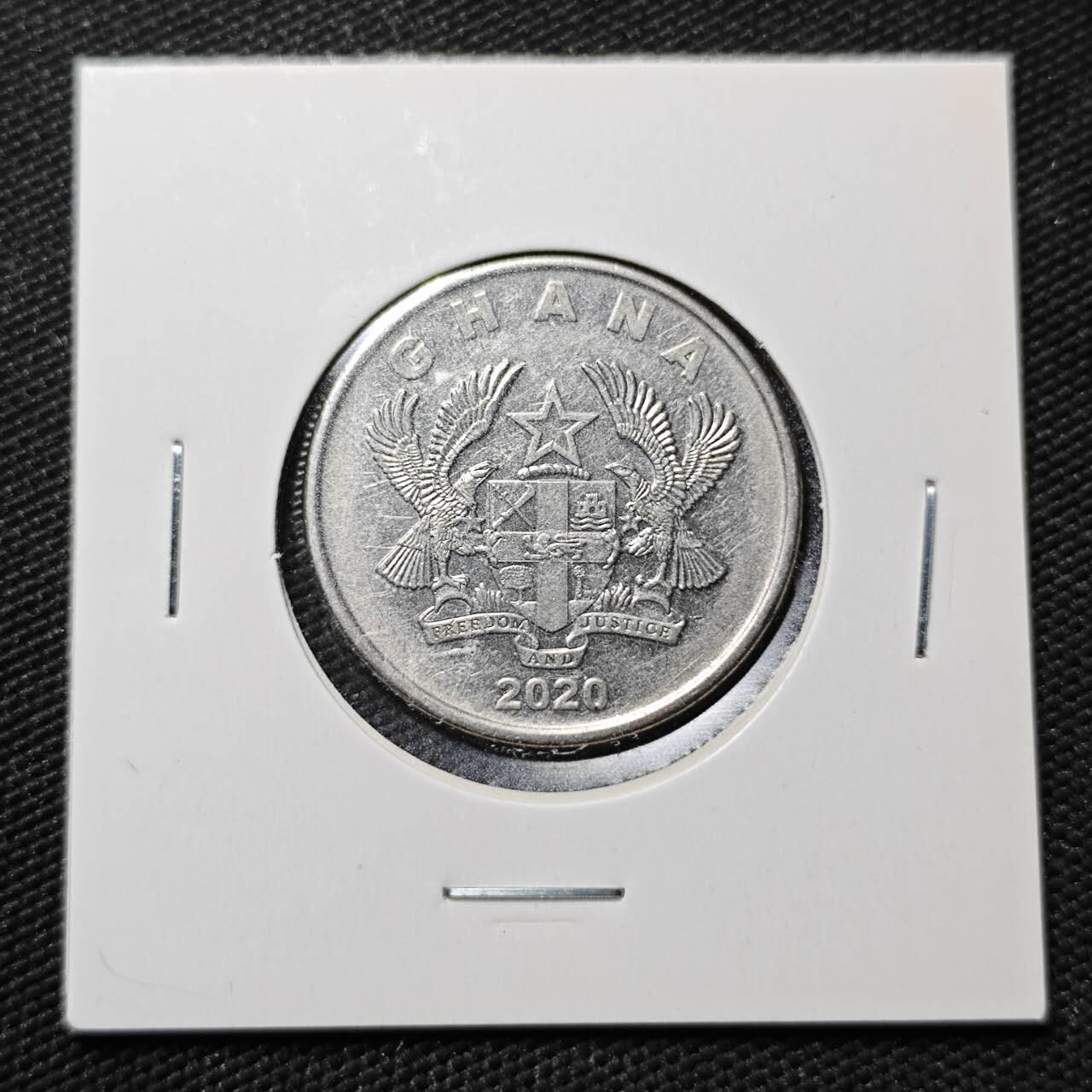 KK钱币收藏小铺  第365场  2月预留时间 周末发货  加纳50分