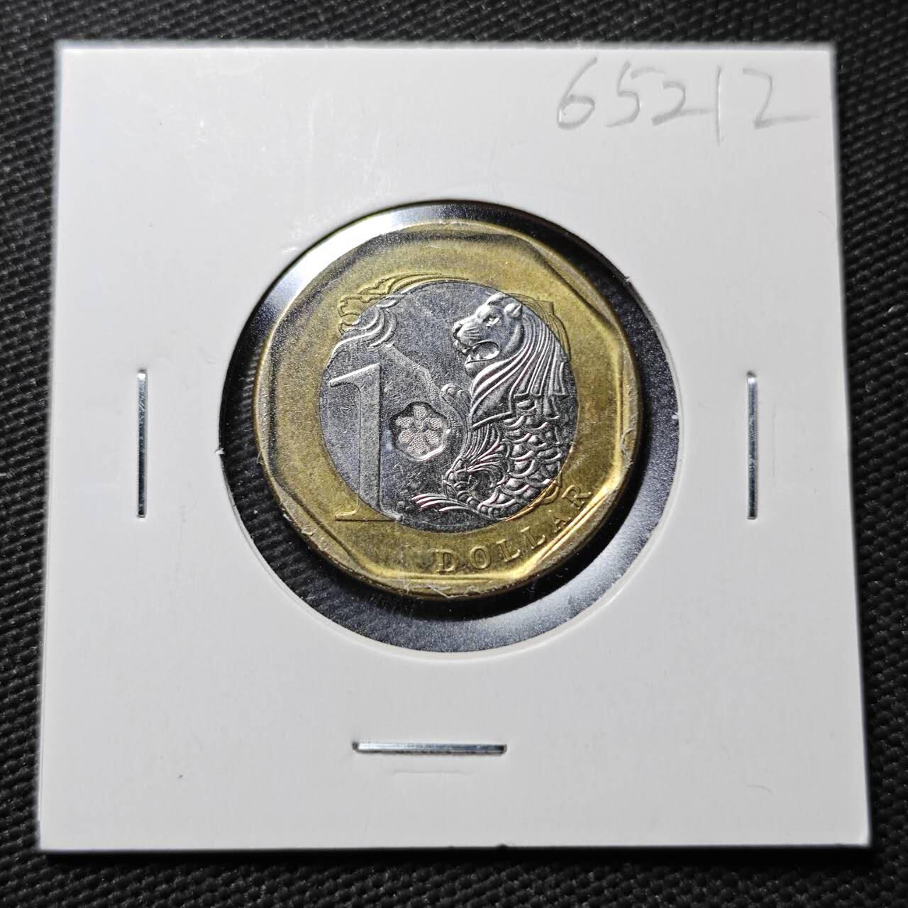 KK钱币收藏小铺  第365场  2月预留时间 周末发货  新加坡1元