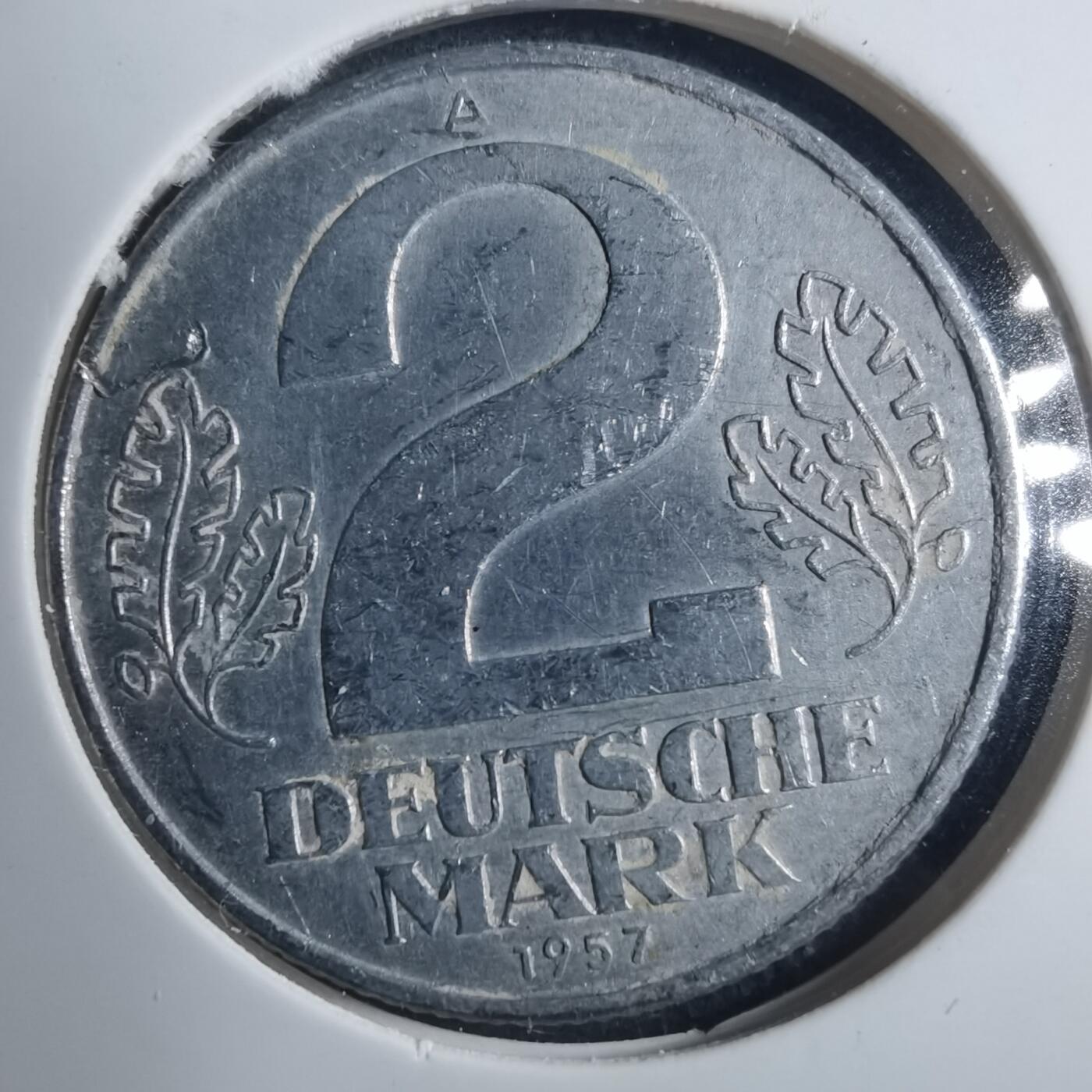 沼泽如烟--第893场 东德1957年2马克