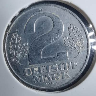 沼泽如烟--第893场 - 东德1957年2马克