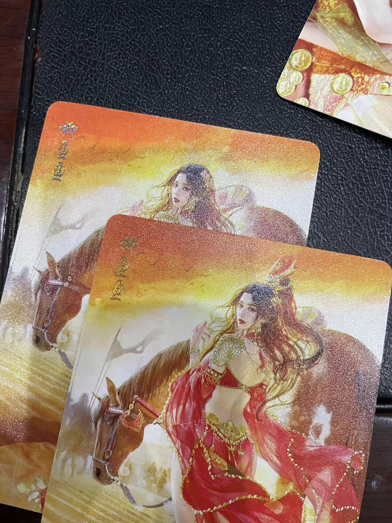 寸草不生拍卖会 第十三期 （ 持续收拍中） 燎原卡牌 ST-Brush 老师 刷子老师作品 幻彩双服饰 -柳盈盈