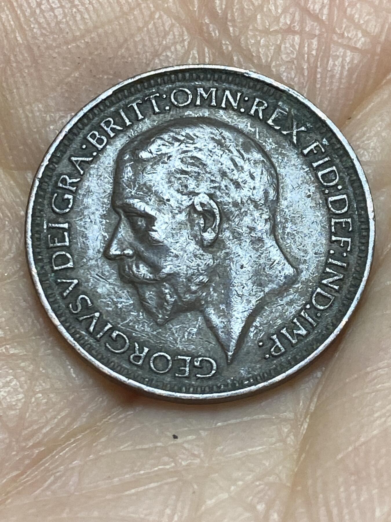 2025年第一百二十五场(总第一百五十一场）外国好品散币(免佣金) 英国🇬🇧1927年1法新(乔治五世第三版)