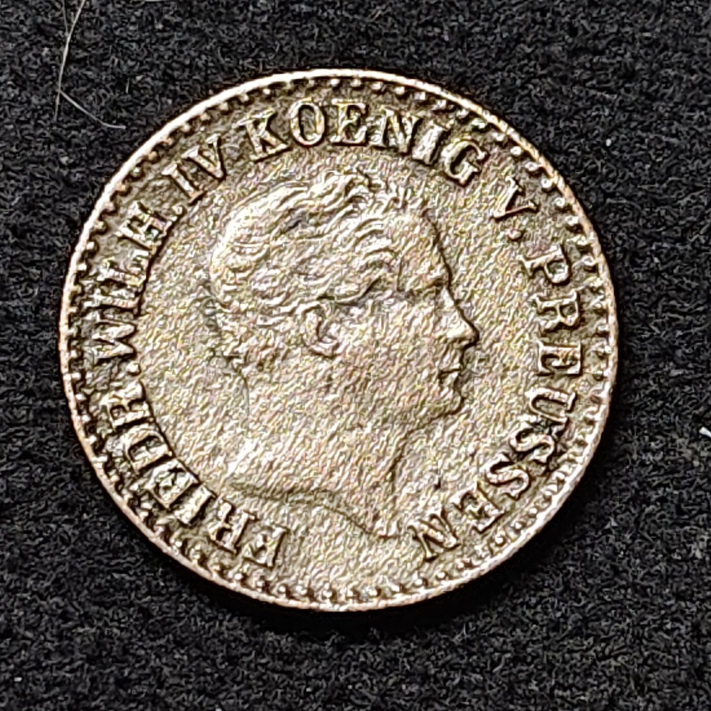 【全场包邮】纯粹捡漏拍474场（免费代拍第11场） 德国普鲁士1862年威廉一世1格罗申银币