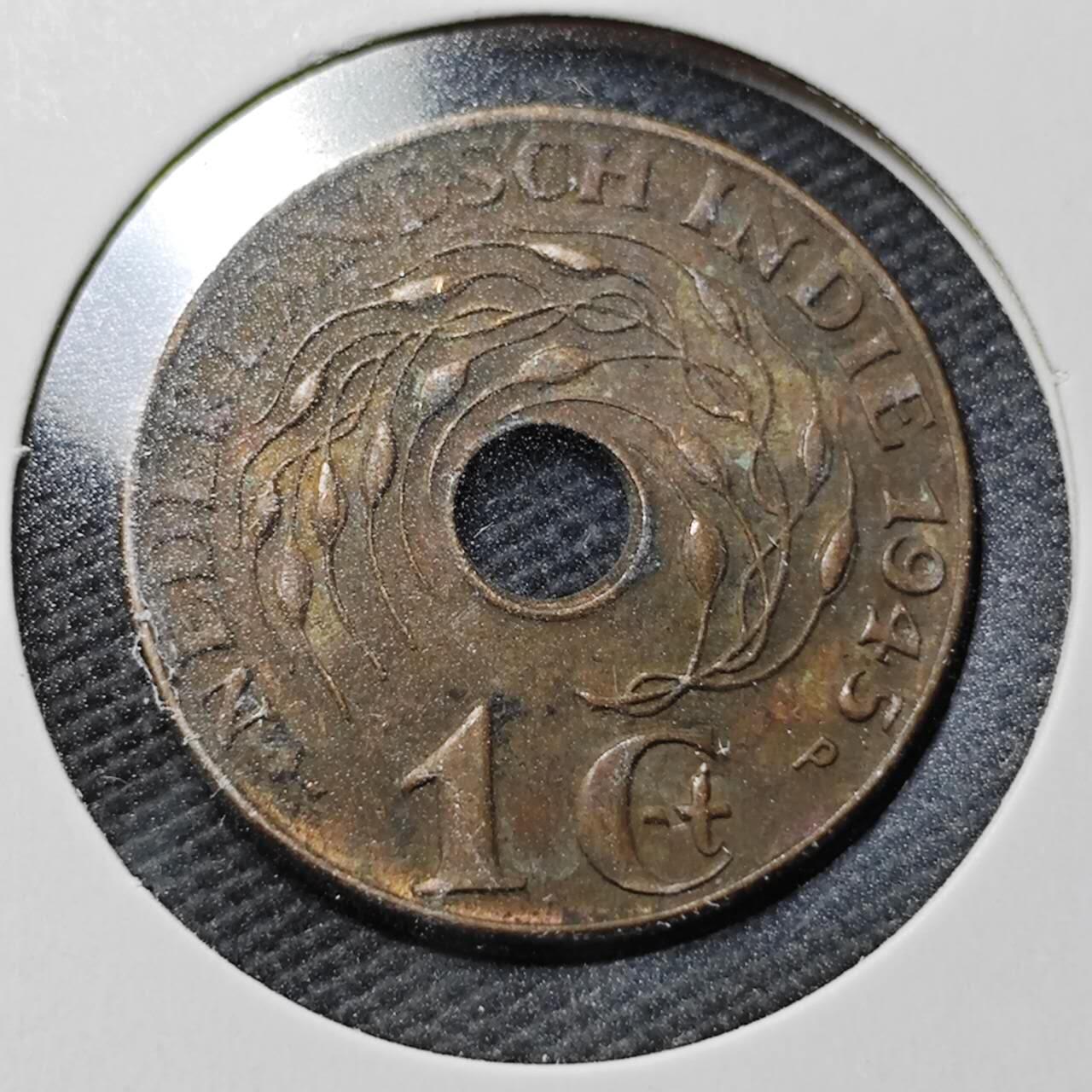 KK钱币收藏小铺  第365场  2月预留时间 周末发货  荷属东印度一分铜币