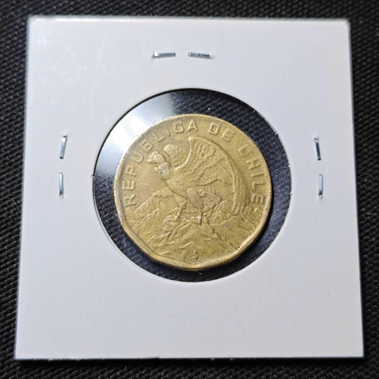 KK钱币收藏小铺  第365场  2月预留时间 周末发货  1974智利100比索