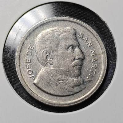 KK钱币收藏小铺  第365场  2月预留时间 周末发货 -  1953阿根廷50分