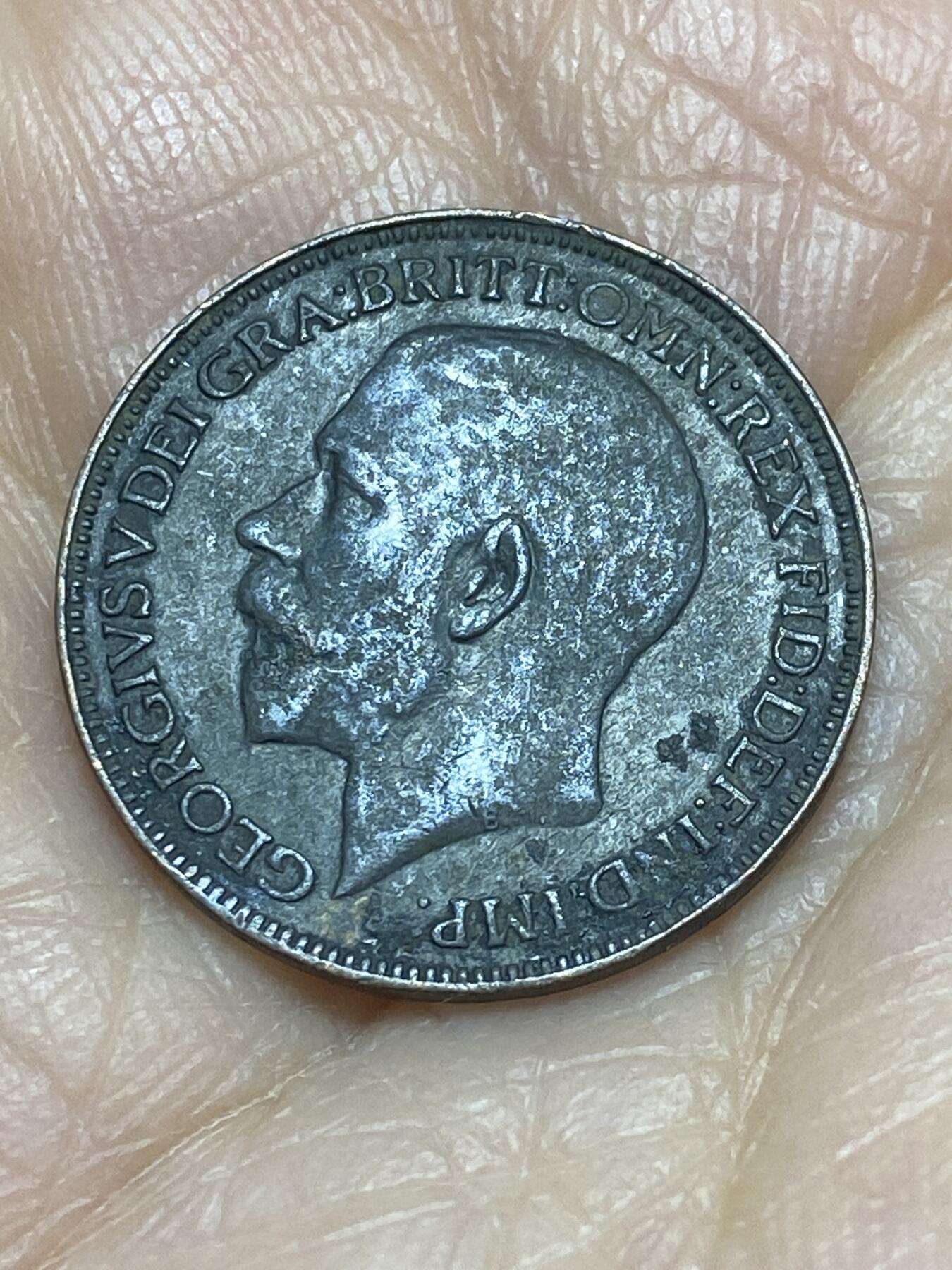 2025年第一百二十四场(总第一百五十场）外国好品散币(免佣金) 英国🇬🇧1924年1法新(乔治五世第二版)