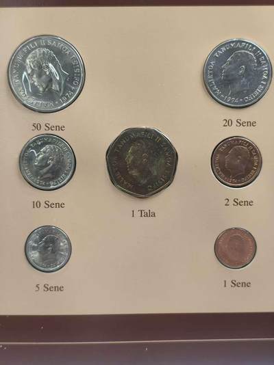 G&W世界散币，银币处理专场（第35场） - 富兰克林-萨摩亚7枚套