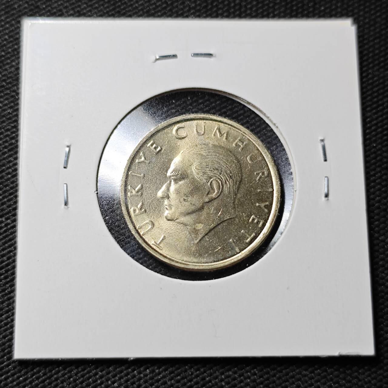 KK钱币收藏小铺  第365场  2月预留时间 周末发货  1998土耳其10BIN里拉 好品