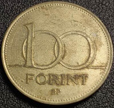 泉币菌-第127场-精品福利场(115场之后的本周末发货，感谢理解) - 少见大币 匈牙利1996年 100福林黄铜硬币 29.2毫米 9.4克 王冠 