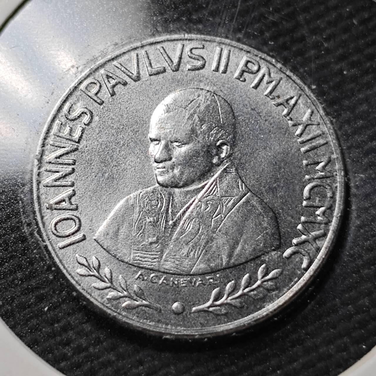 KK钱币收藏小铺  第365场  2月预留时间 周末发货  梵蒂冈100里拉