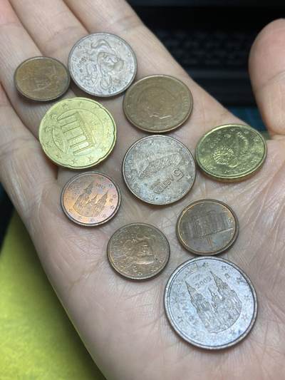 2025年第一百二十四场(总第一百五十场）外国好品散币(免佣金) - 欧洲各国各面值欧分10枚