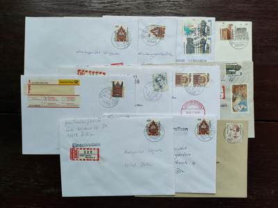 ↓君缘收藏645期☞钱币邮品↓无佣金、可寄存、满30元包邮  - 外国实寄封11枚