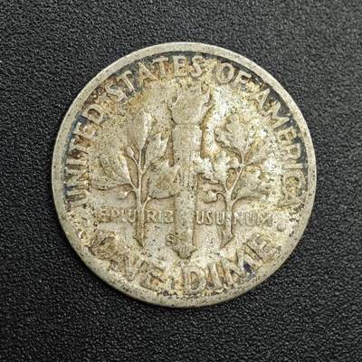 【淘币小摊】实时拍第七百九十拍   散币场   满百包邮可预留二周 每周一统一发货   - 美国1946年罗斯福10分银币