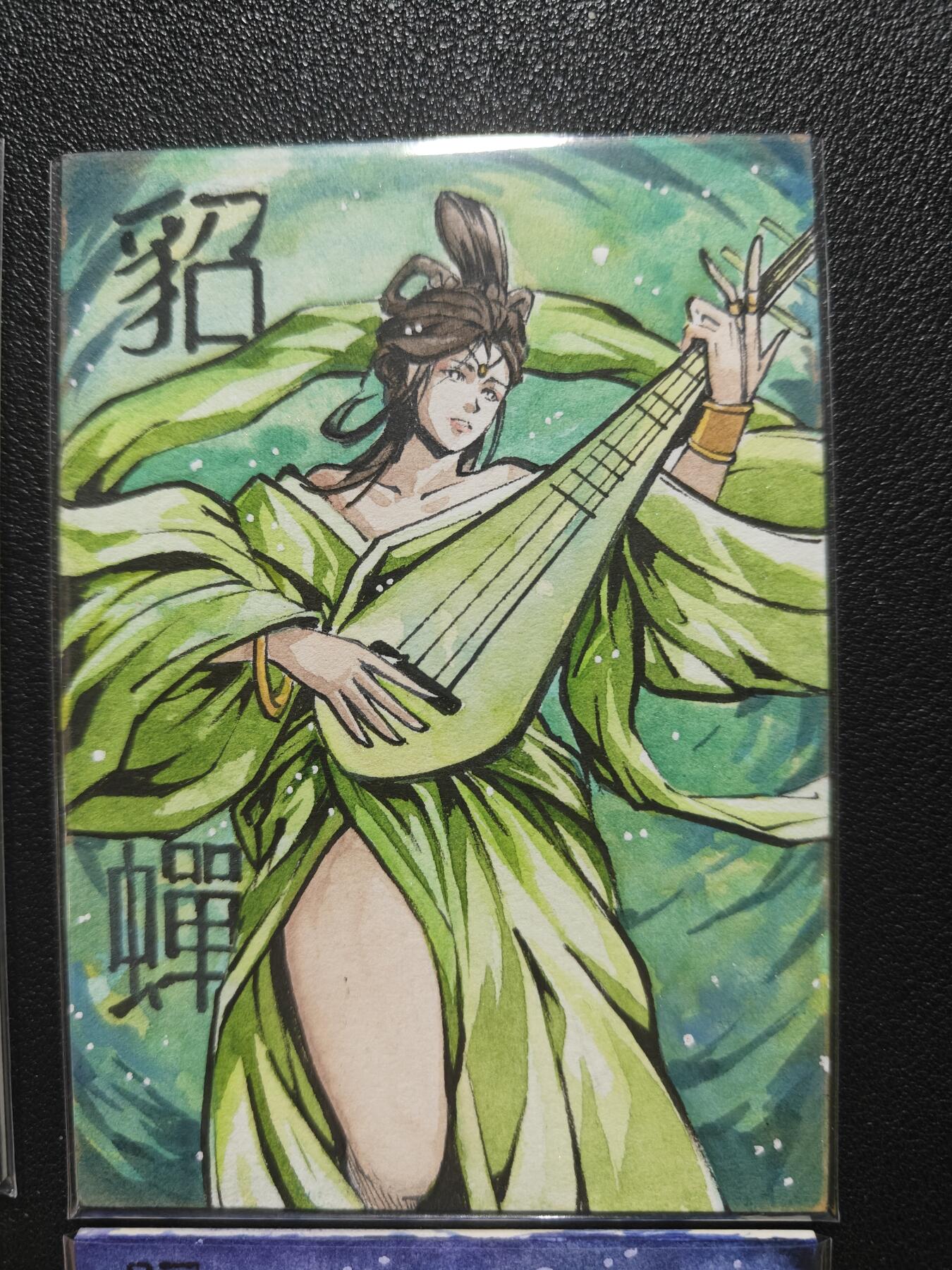 天玑星卡拍第136期《11.10周一截拍》持续收拍收评中 满赠卡需备注 【手绘卡】 Rubick 四大美女 手绘卡 四张