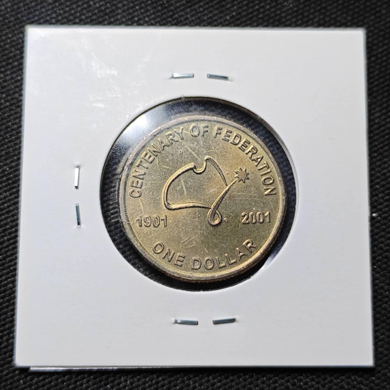 KK钱币收藏小铺  第365场  2月预留时间 周末发货  澳大利亚1元纪念币 好品