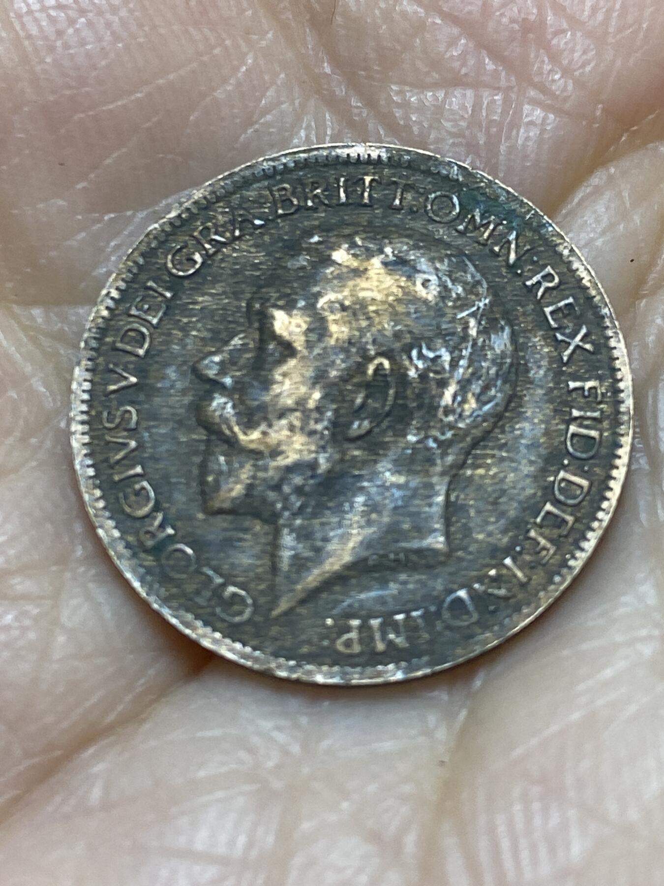 2025年第一百二十四场(总第一百五十场）外国好品散币(免佣金) 英国🇬🇧1920年1法新(乔治五世第二版)