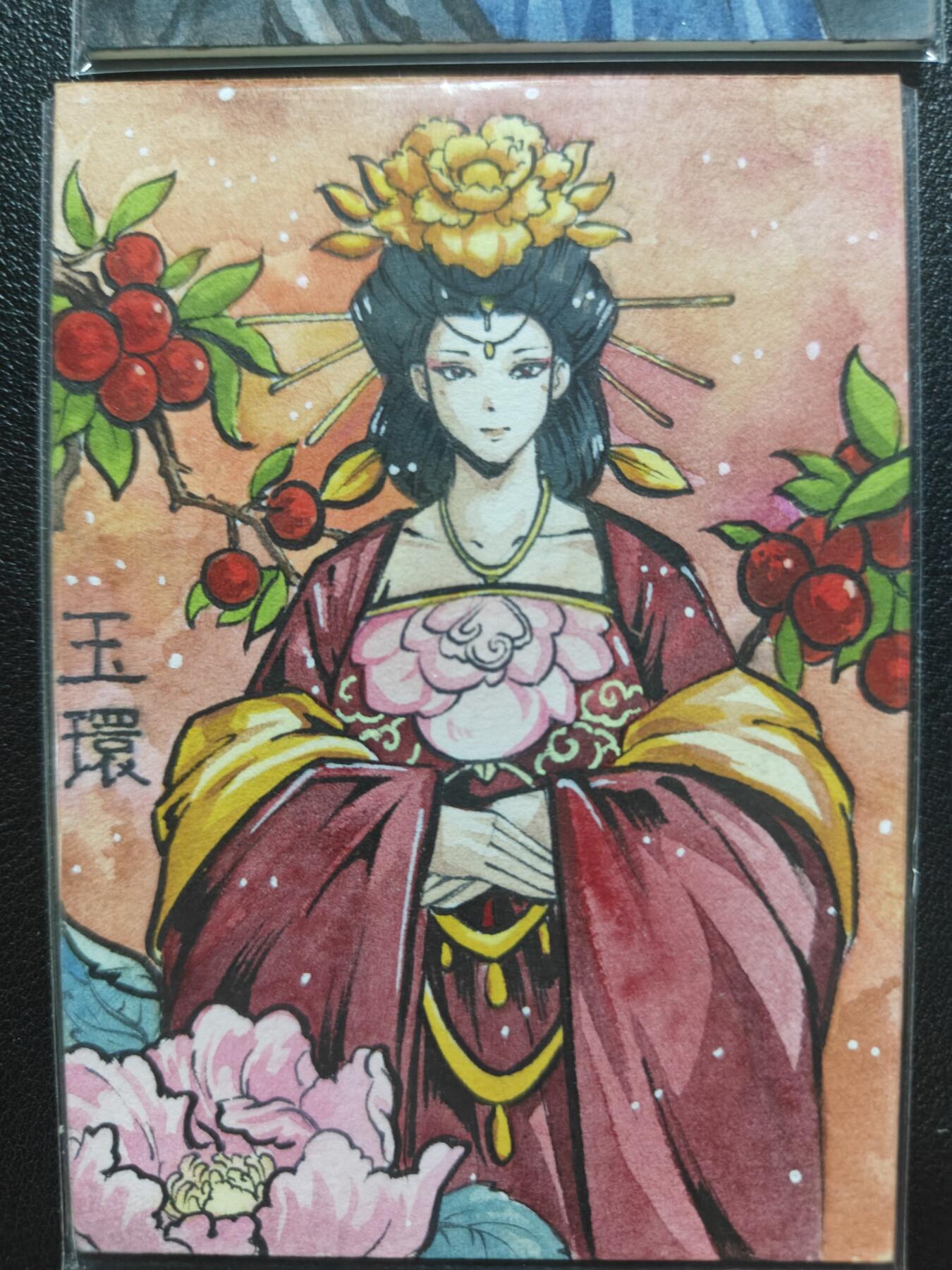 天玑星卡拍第136期《11.10周一截拍》持续收拍收评中 满赠卡需备注 【手绘卡】 Rubick 四大美女 手绘卡 四张