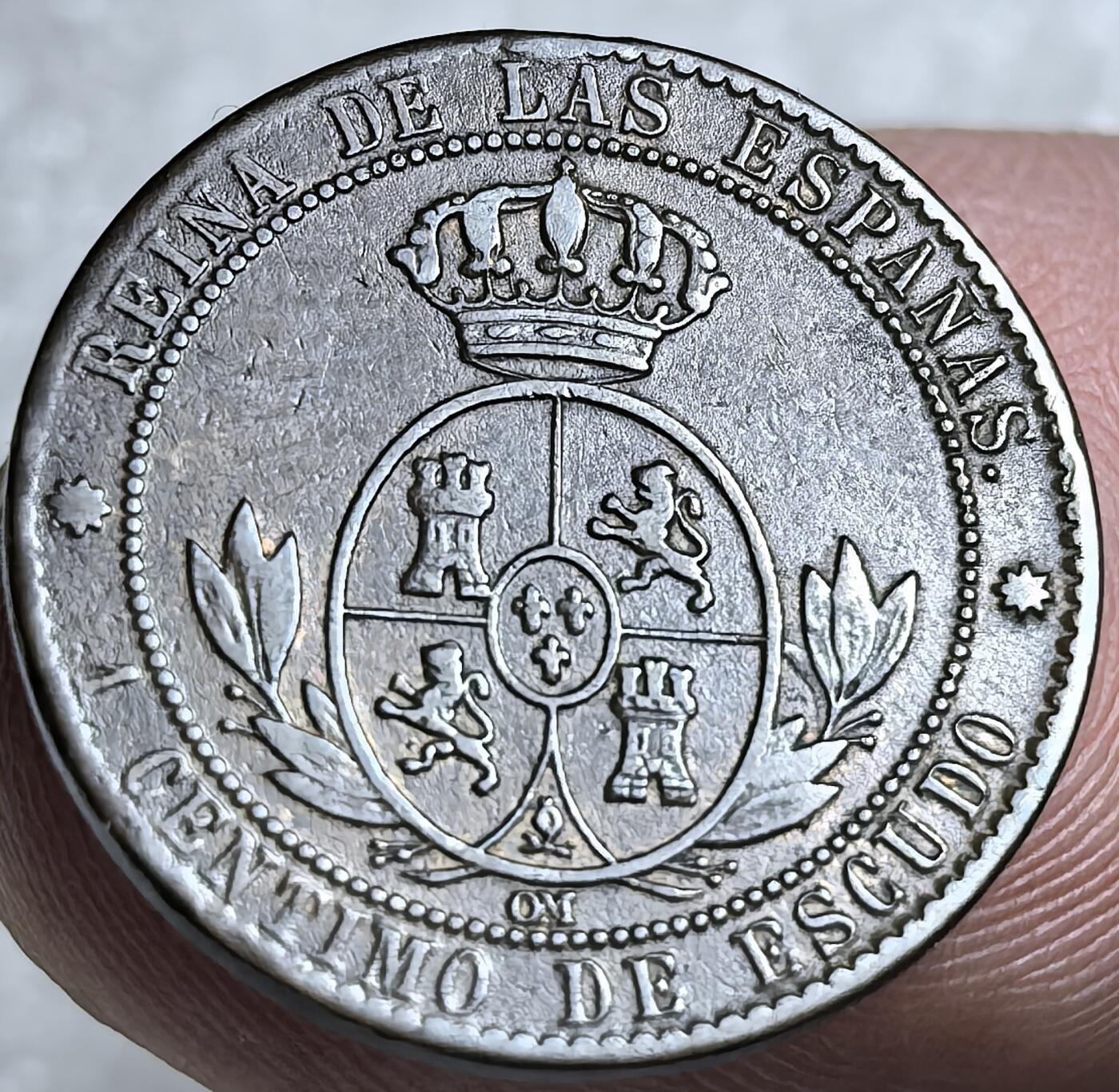 西班牙、丹属西印度、法属殖民地、乌拉圭银币古铜币，周五晚上九点倒数截拍，满百包邮，可寄存半年，喜欢朋友微信扫描二维码可直接参拍 西班牙1868年1分 km632