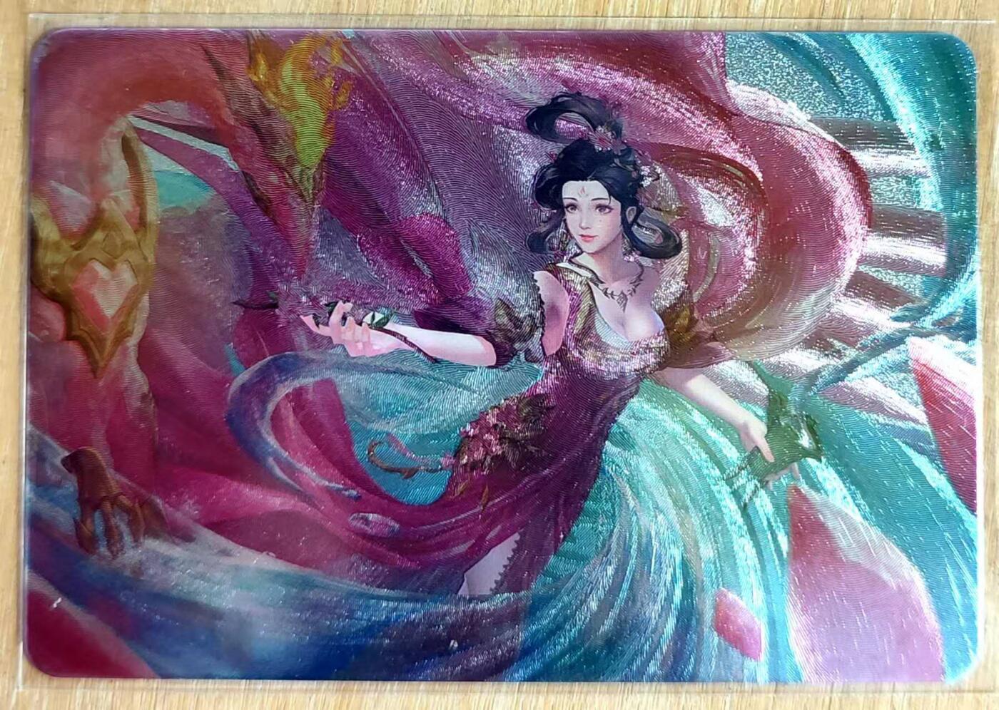 龙虎卡牌第六二场 百里霸场 （无佣金，周六结拍，欢迎送拍） 粗闪 宁缺卡牌 古风美女-樊玉凤