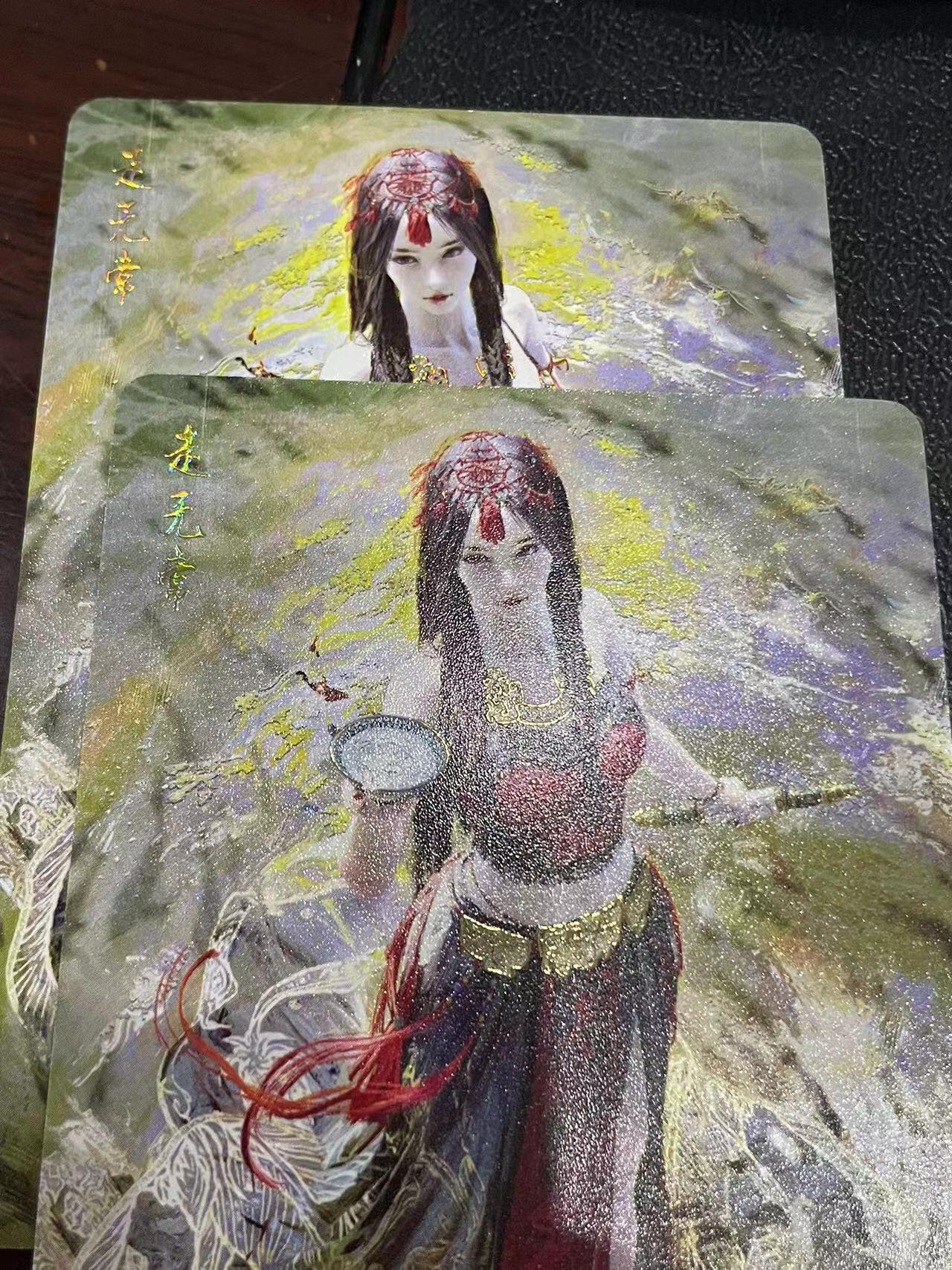 寸草不生拍卖会 第十三期 （ 持续收拍中） 燎原卡牌 ST-Brush 老师 刷子老师作品 幻彩双服饰 -走无常