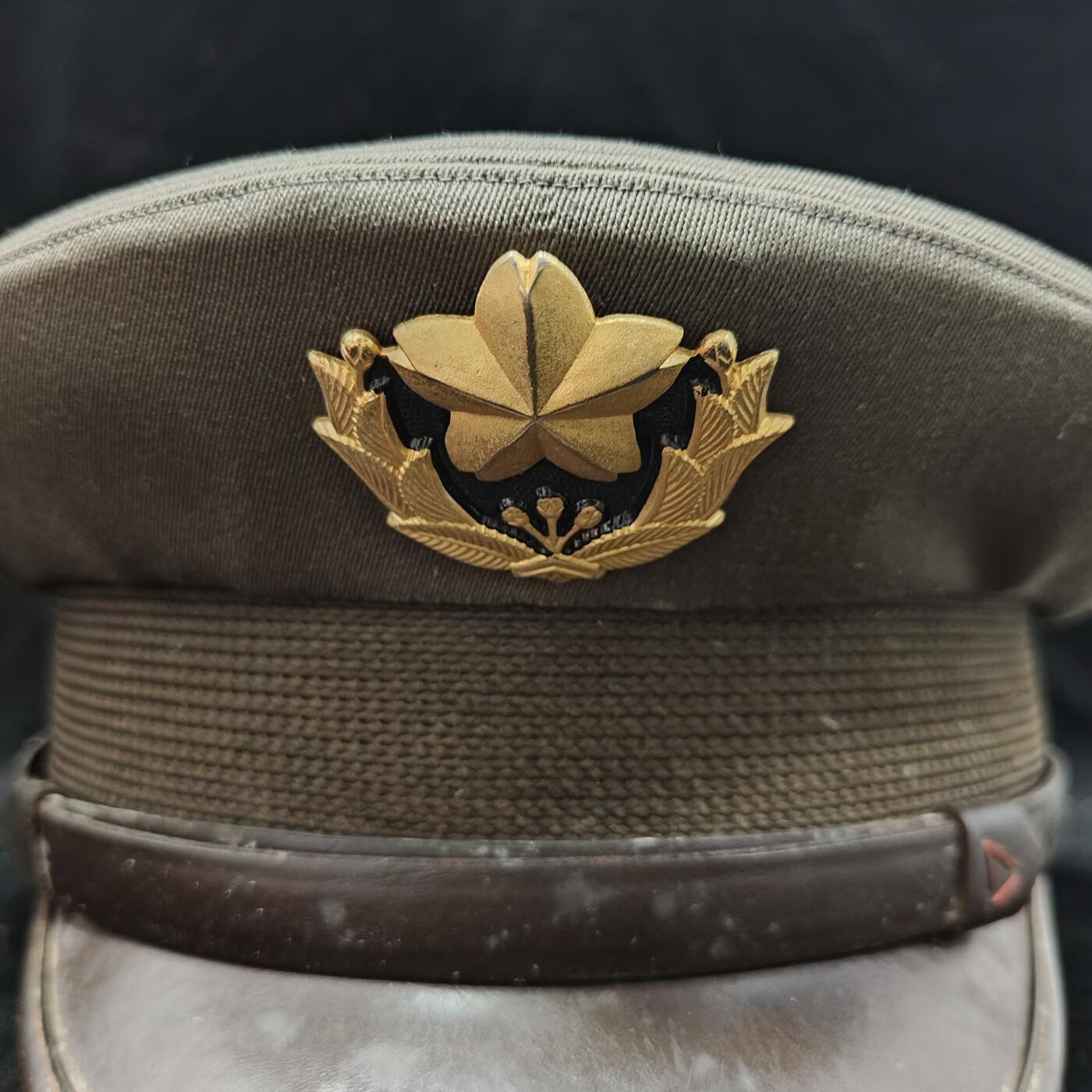 0元起拍勋章 第308期 咸鱼国勋章拍卖专场 11月7日（周日）下午6：00开始 陆自早期全阶级共通大檐帽 55CM