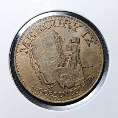 KK钱币收藏小铺  第365场  2月预留时间 周末发货 -  美国航天纪念铜章