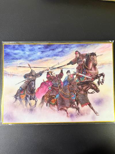 NO.15 好又多金牌大场，双11狂欢继续！每周一站式配齐，方便凑单！（周6晚8点截拍，卖家送拍0抽成！） - 山河潮玩 侠哥 三英战吕布 A4色纸大卡