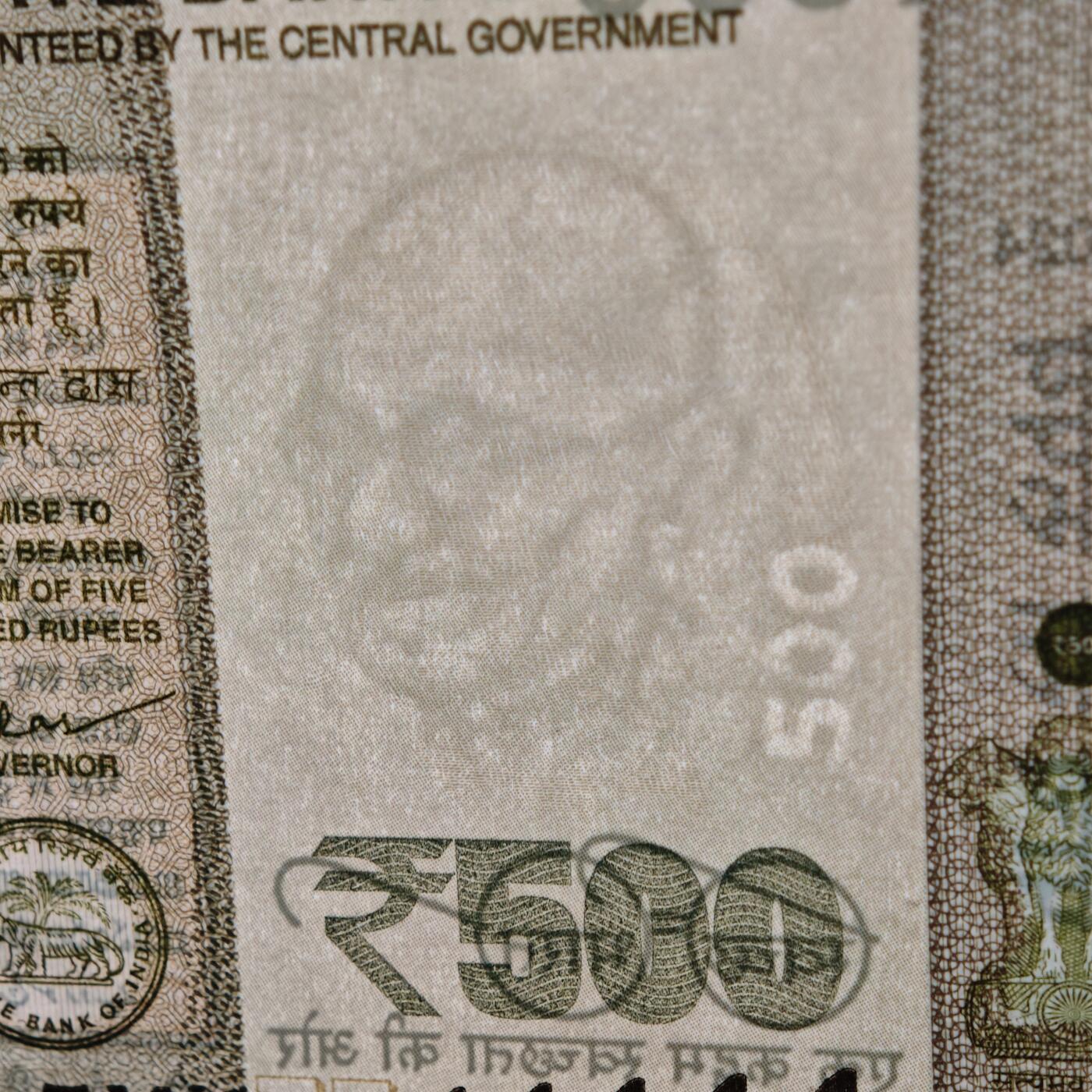 【德藏】世界币章拍卖第152期（拍品征集中~欢迎藏友联系）  顶级靓号 3张一组 印度500卢比 444444 小通天号