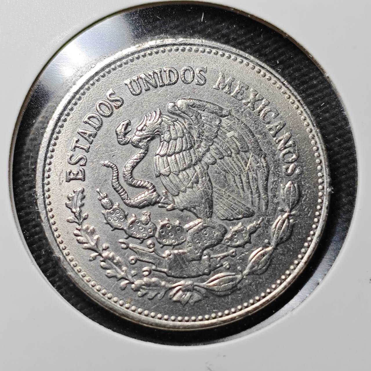 KK钱币收藏小铺  第365场  2月预留时间 周末发货  1986墨西哥200比索纪念币 世界杯纪念币