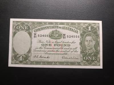 2025十一月第二期，总第200期 - 澳大利亚1938版1镑UNC-豹子号555，乔治六世国王和牧羊浮雕