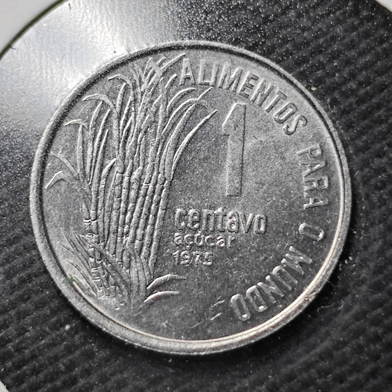 KK钱币收藏小铺  第365场  2月预留时间 周末发货  1975巴西1分 农粮纪念币