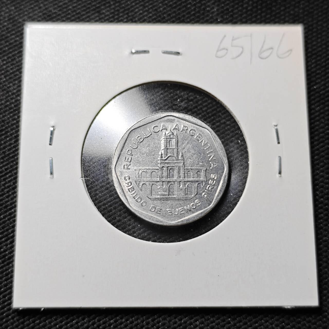 KK钱币收藏小铺  第365场  2月预留时间 周末发货  阿根廷1比索