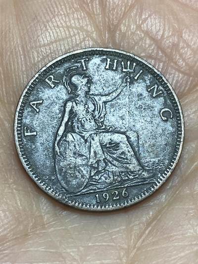 2025年第一百二十五场(总第一百五十一场）外国好品散币(免佣金) - 英国🇬🇧1926年1法新(乔治五世第三版，首发年)