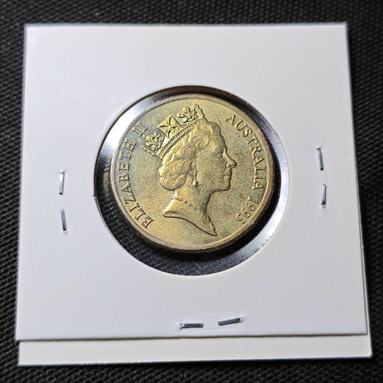 KK钱币收藏小铺  第365场  2月预留时间 周末发货  澳大利亚1元纪念币 好品
