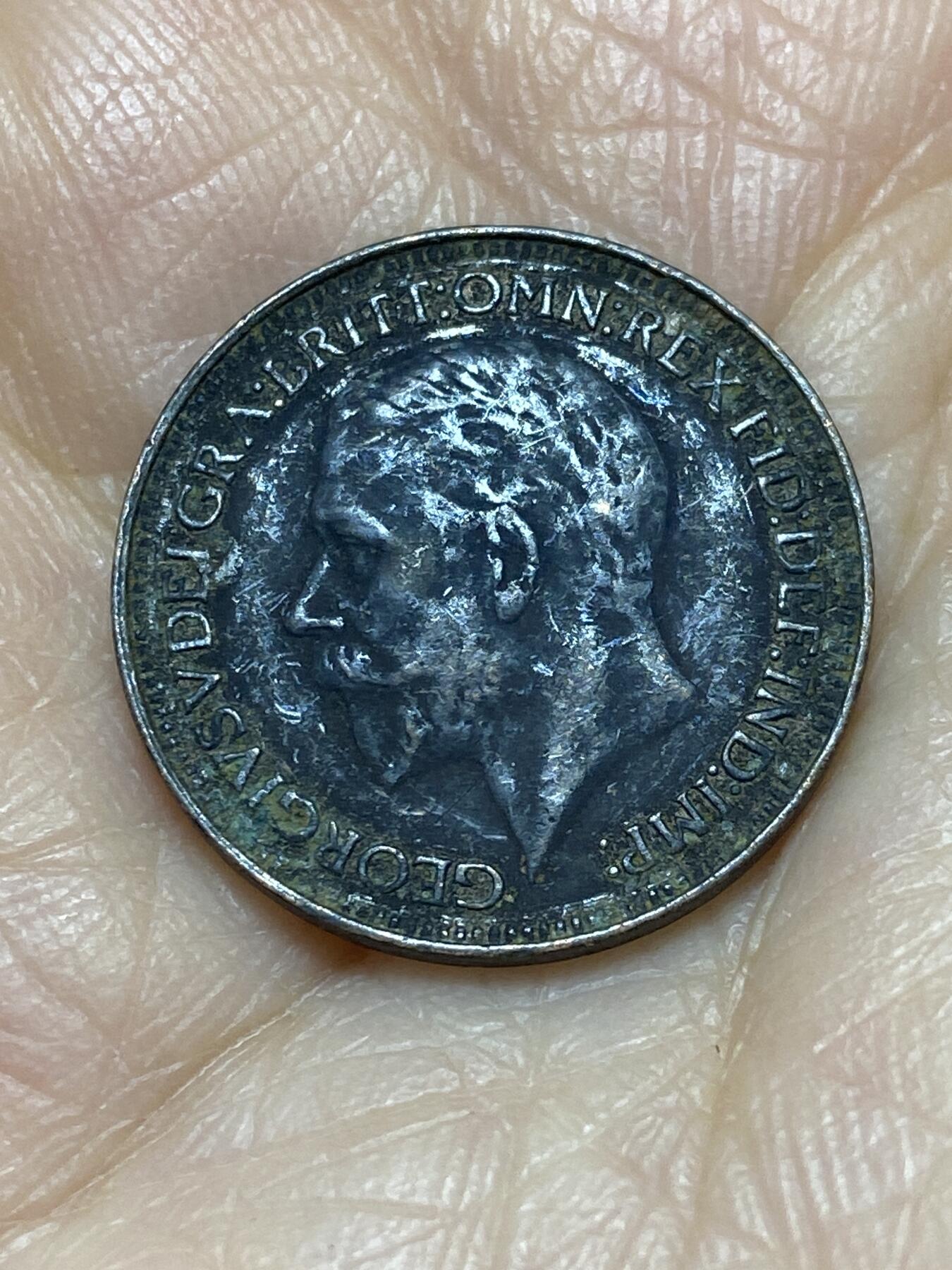 2025年第一百二十四场(总第一百五十场）外国好品散币(免佣金) 英国🇬🇧1927年1法新(乔治五世第三版)