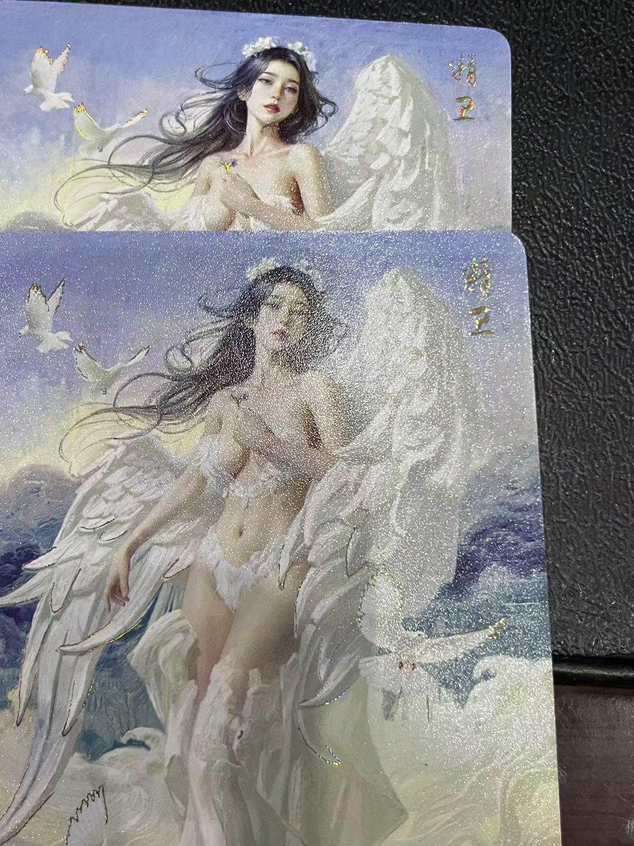 寸草不生拍卖会 第十三期 （ 持续收拍中） 燎原卡牌 ST-Brush 老师 刷子老师作品 幻彩双服饰 -精卫