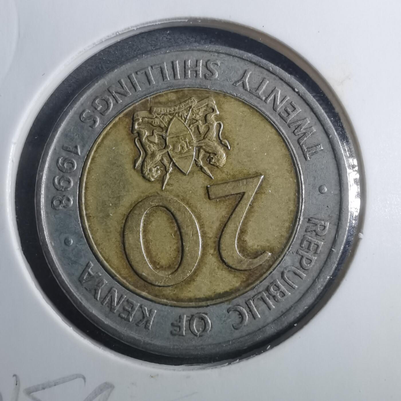 沼泽如烟--第893场 肯尼亚1998年20先令