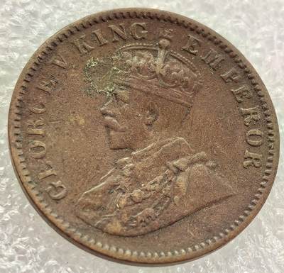  外国优质老铜币银币，周六九点倒数截拍，满百包邮，可寄存半年，喜欢朋友微信扫描二维码可直接参拍 - 印度1935年1/4安娜