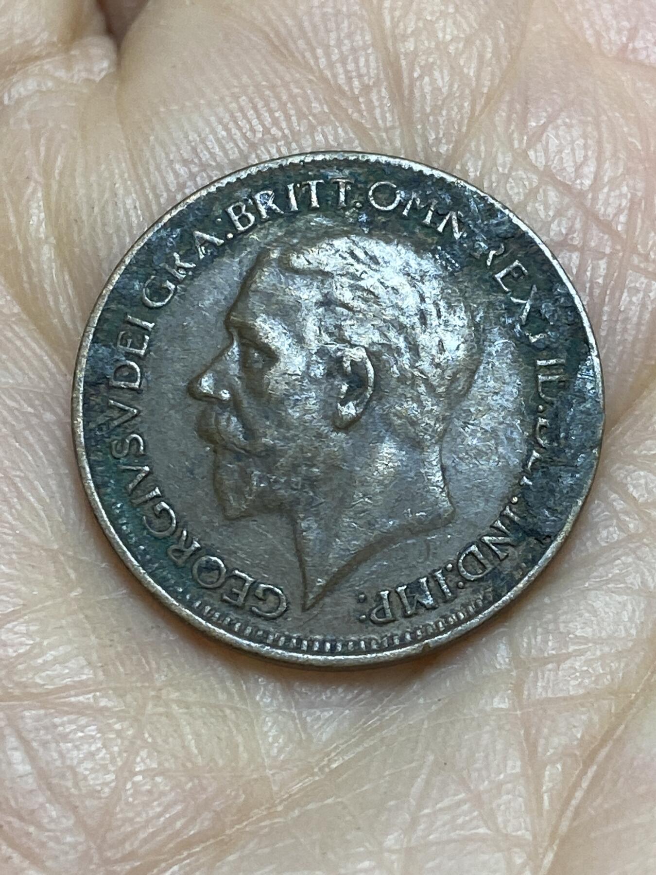 2025年第一百二十五场(总第一百五十一场）外国好品散币(免佣金) 英国🇬🇧1928年1法新(乔治五世第三版)