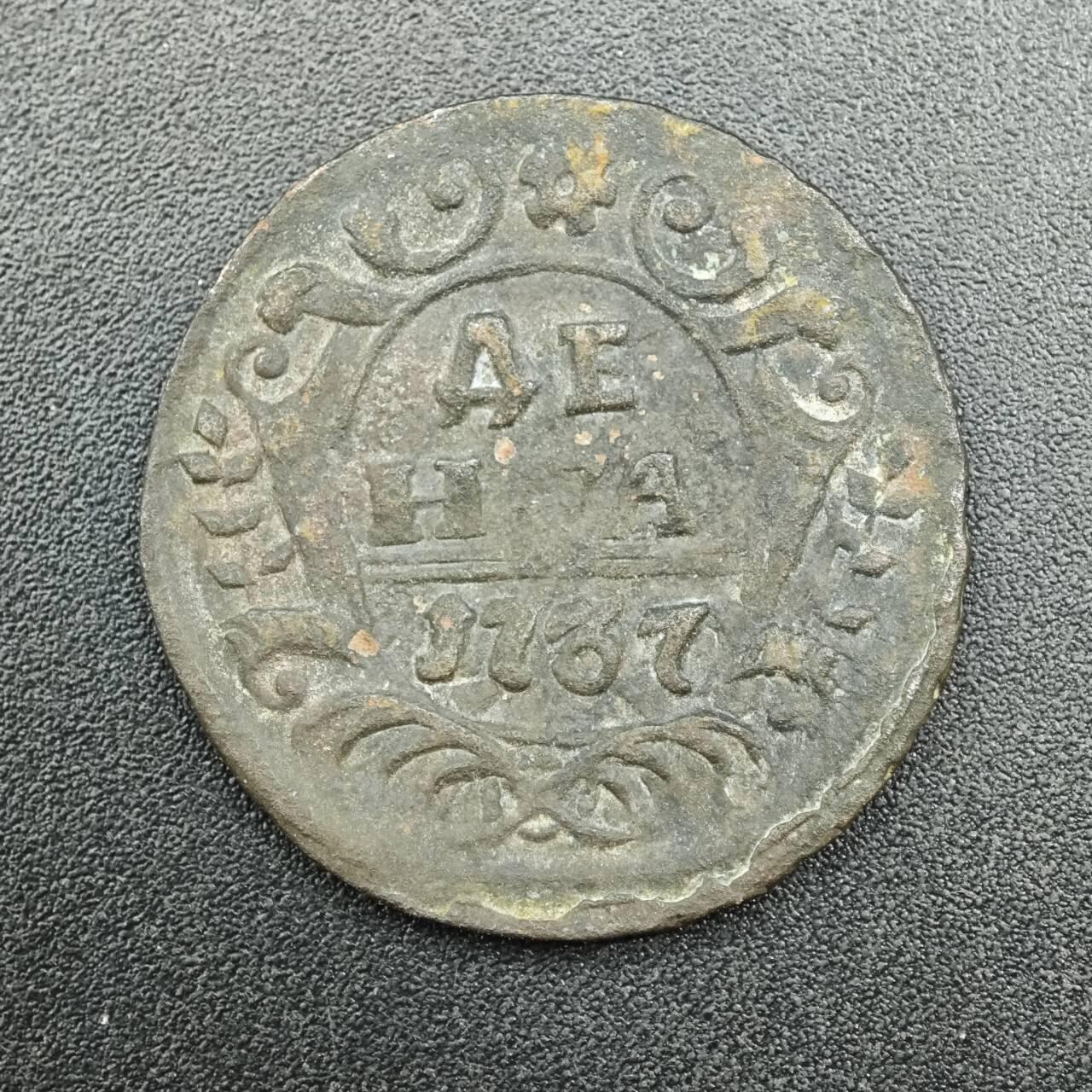 【淘币小摊】实时拍第七百九十拍   散币场   满百包邮可预留二周 每周一统一发货   沙俄1737年1/2戈比双头鹰铜币