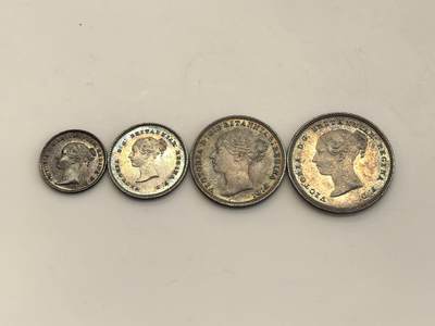 博洋堂“物美丰成”11月精品专场暨第145期（全场包邮） - 英国1873年维多利亚女王濯足币套装银币