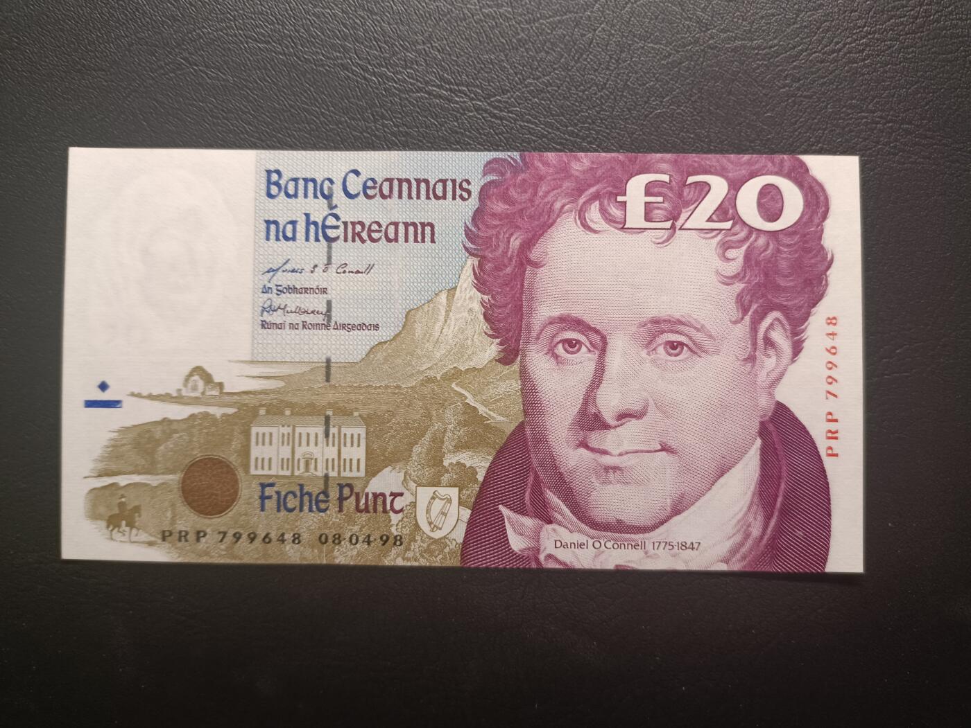 2025十一月第二期，总第200期 爱尔兰1998年20镑AUNC，独立领袖康奈尔和爱尔兰宪法