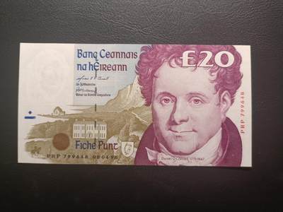 2025十一月第二期，总第200期 - 爱尔兰1998年20镑AUNC，独立领袖康奈尔和爱尔兰宪法